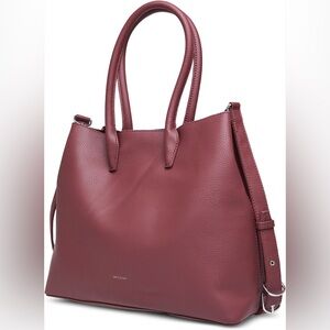 Matt & Nat Burgundy Satchel